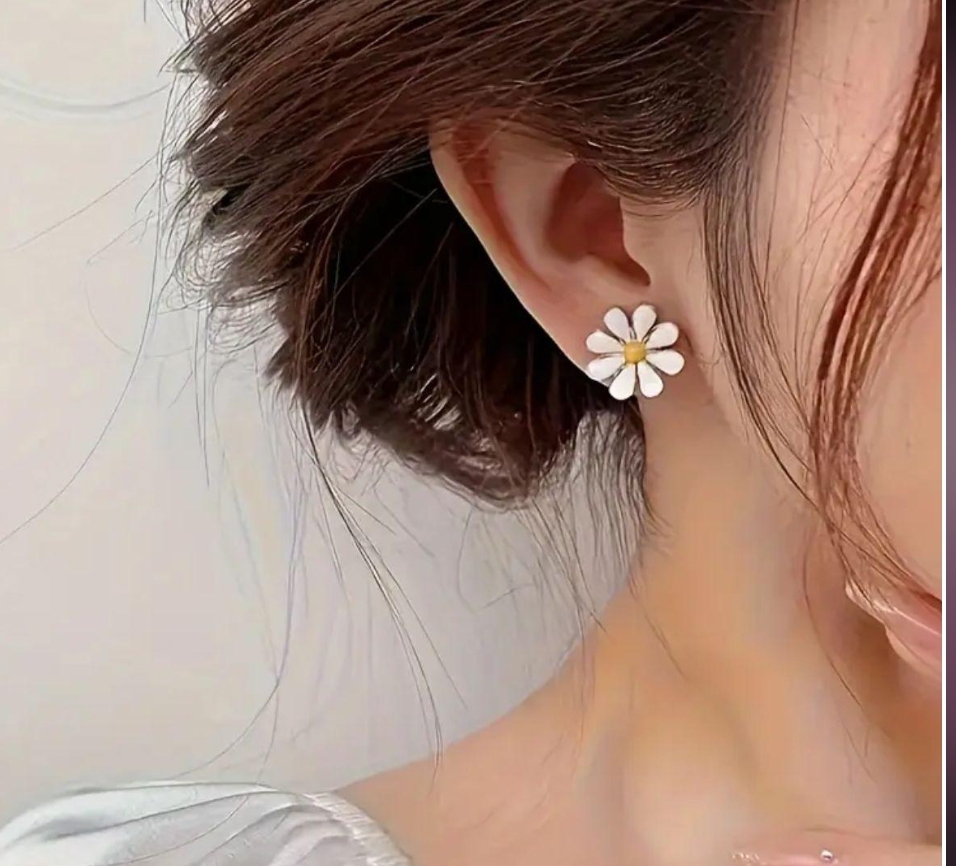 Aretes mini margaritas