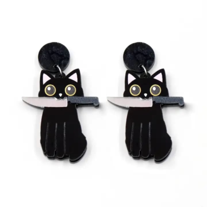 Aretes de gato asesino