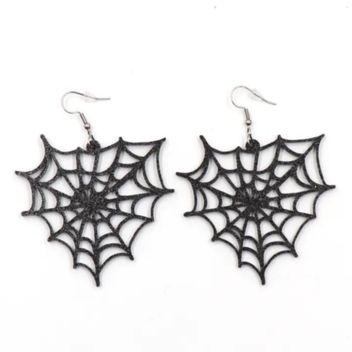 Aretes tela de araña