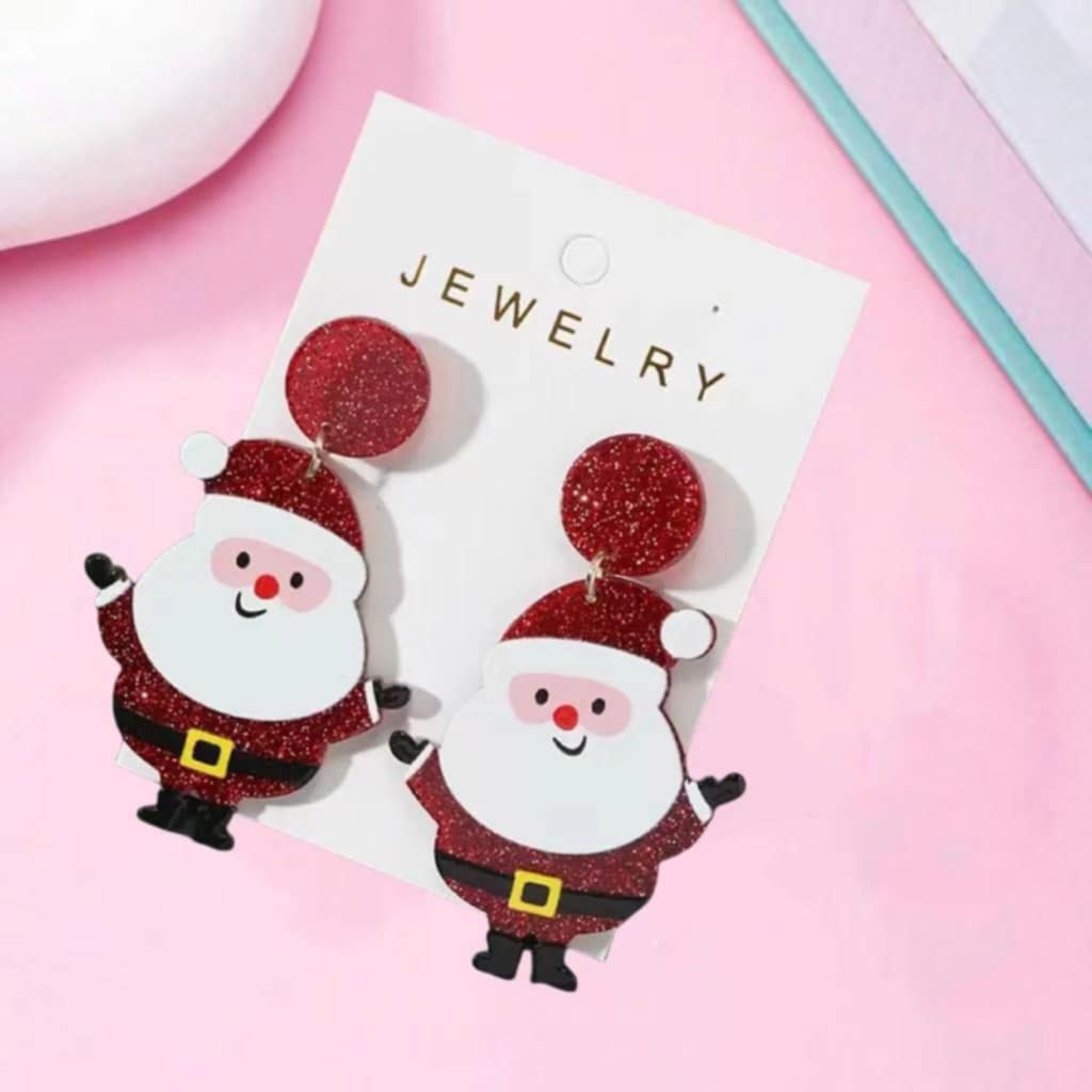 Aretes de Santa Claus