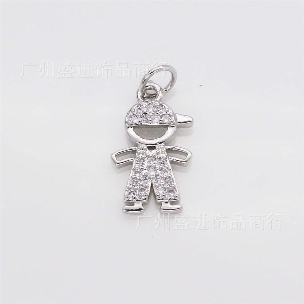 Dije de niño plateado