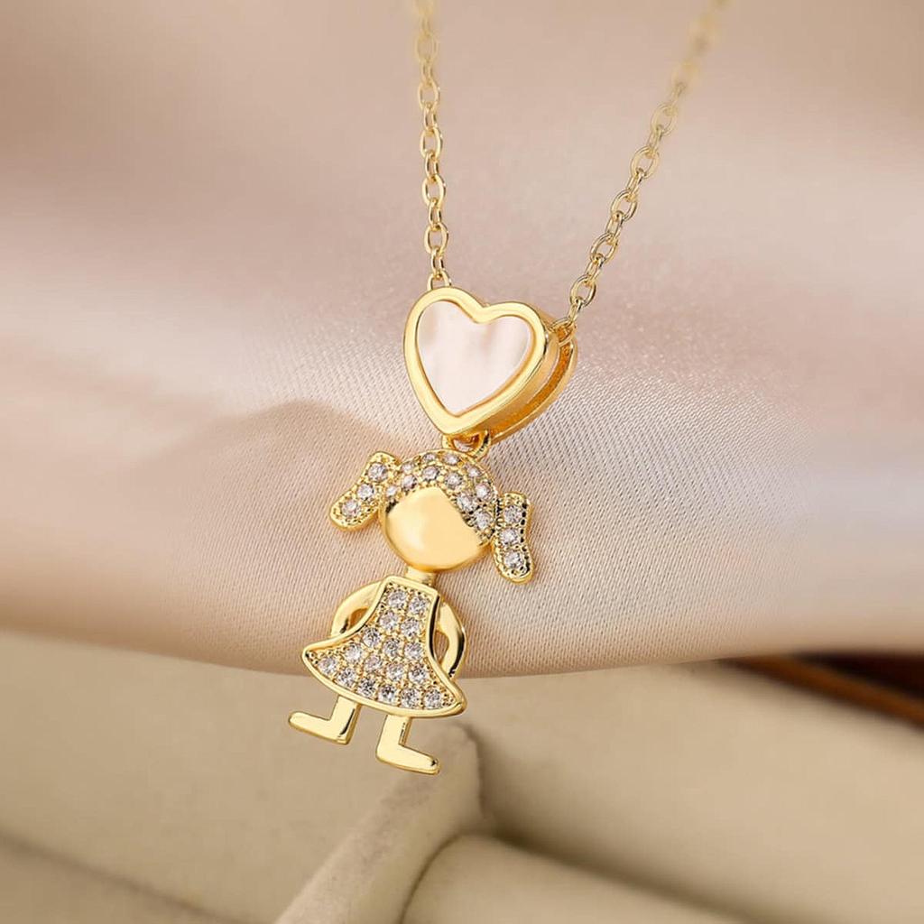 Collar de niña con Corazón