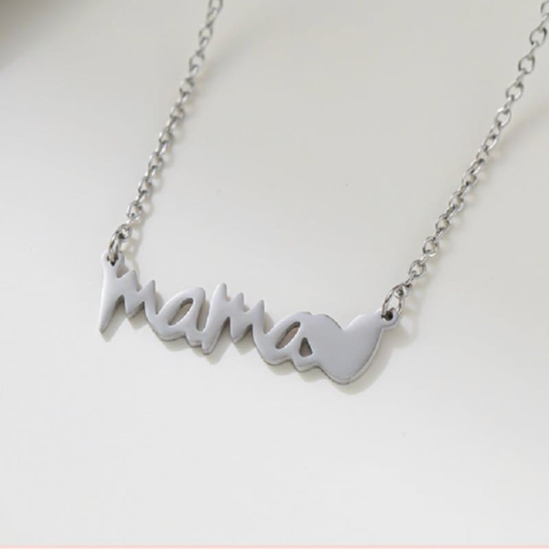 Cadena plateada mamá