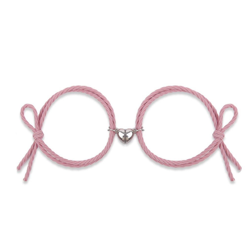 Pulsera de pareja rosada
