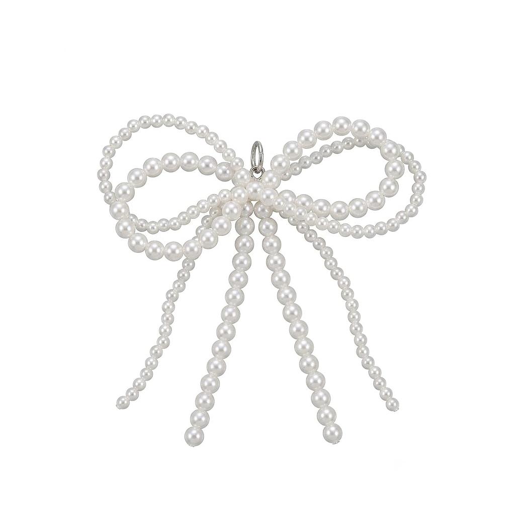 Charm de tenis moña blanca