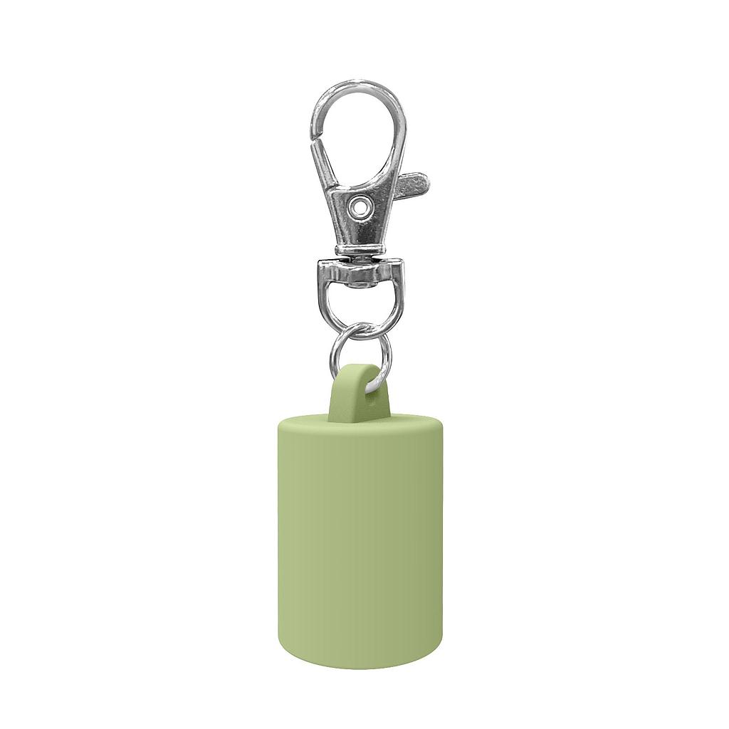 Llavero de bálsamo labial verde