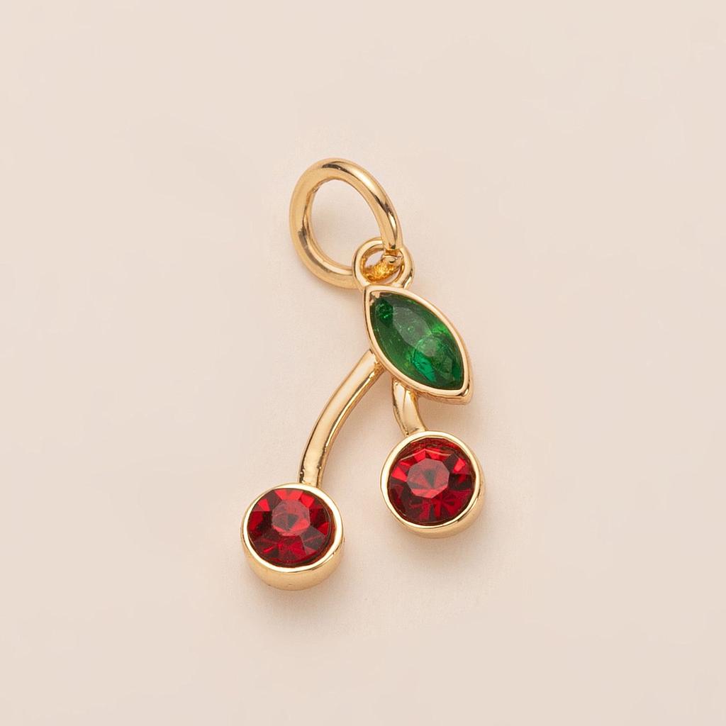 Charm dorado de cereza