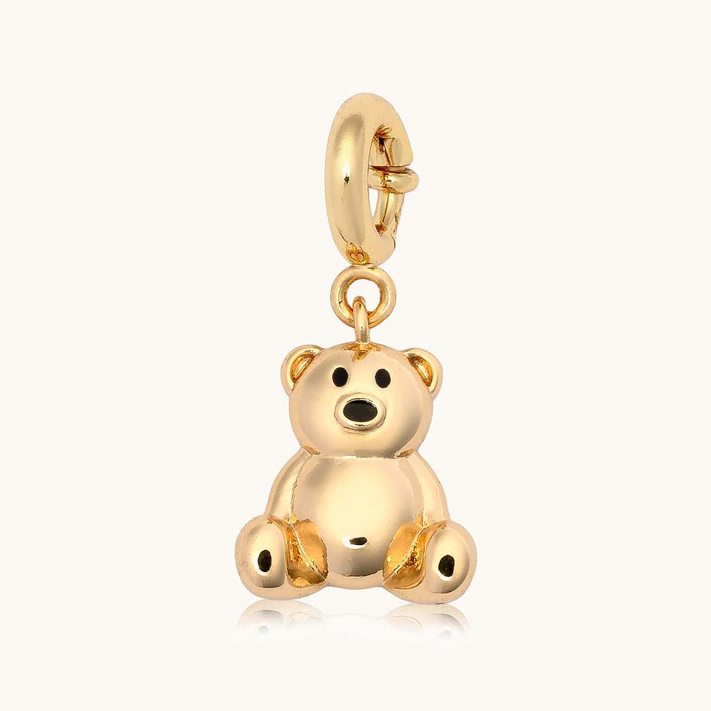 Charm de osito dorado