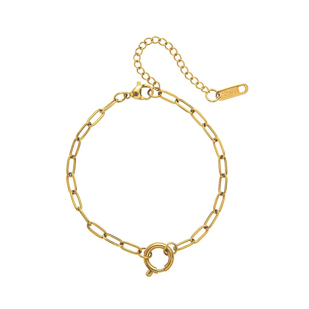 Pulsera para charms acero inoxidable