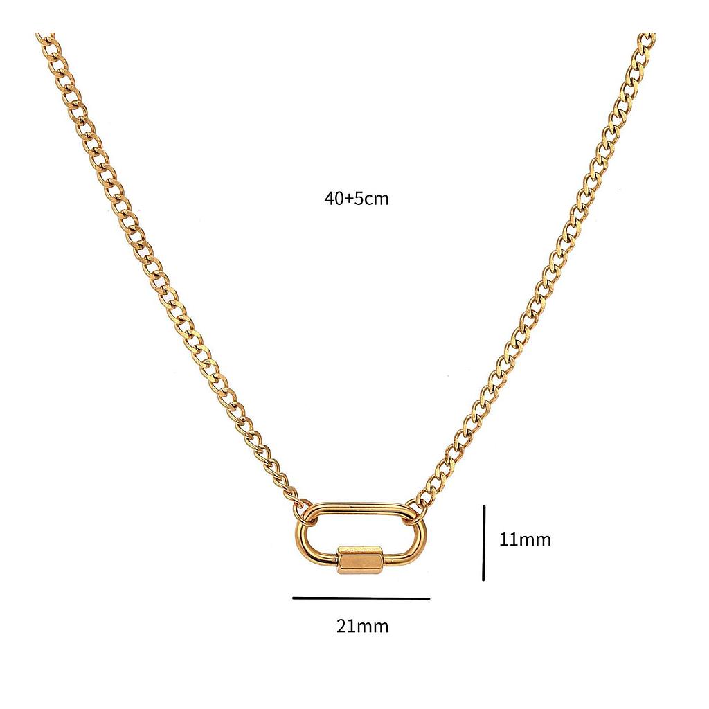Cadena para charms acero inoxidable